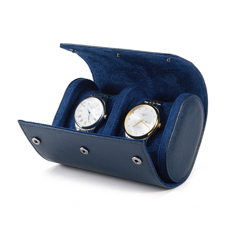 Premium Leather Watch Roll (2 Slots)