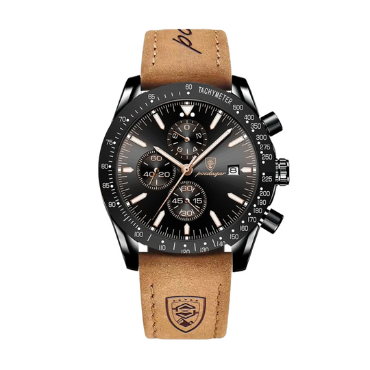 David | Stylish Men’s Chronograph with Versatile Strap Options | 44mm