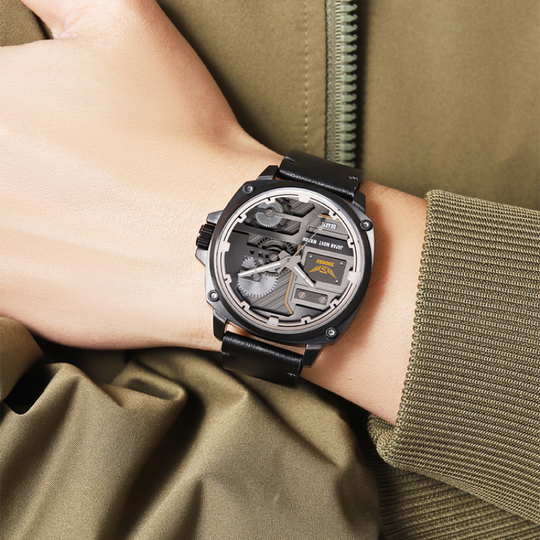 Quartz Leather Men's Watch™