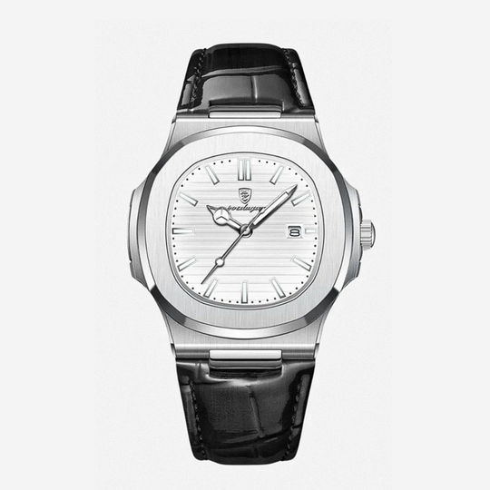 Elias | Sleek Dial Paired with a Classic Leather