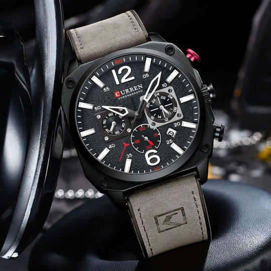 Harry Melbourne® - Excellent Business Leather Quartz Watch