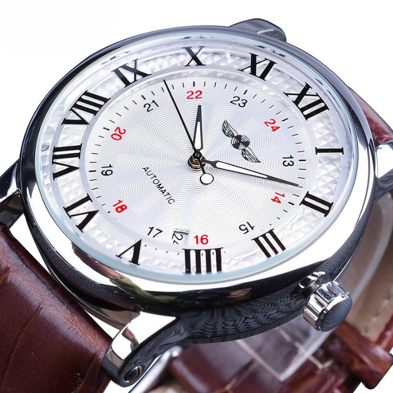 Amelia™- Luxury Leather Full Automatic Watch