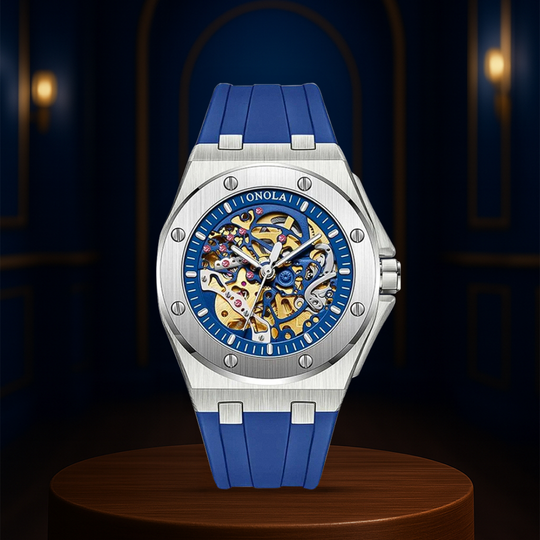 Zayden | Sporty Modern Eye-Catching Skeleton Watch