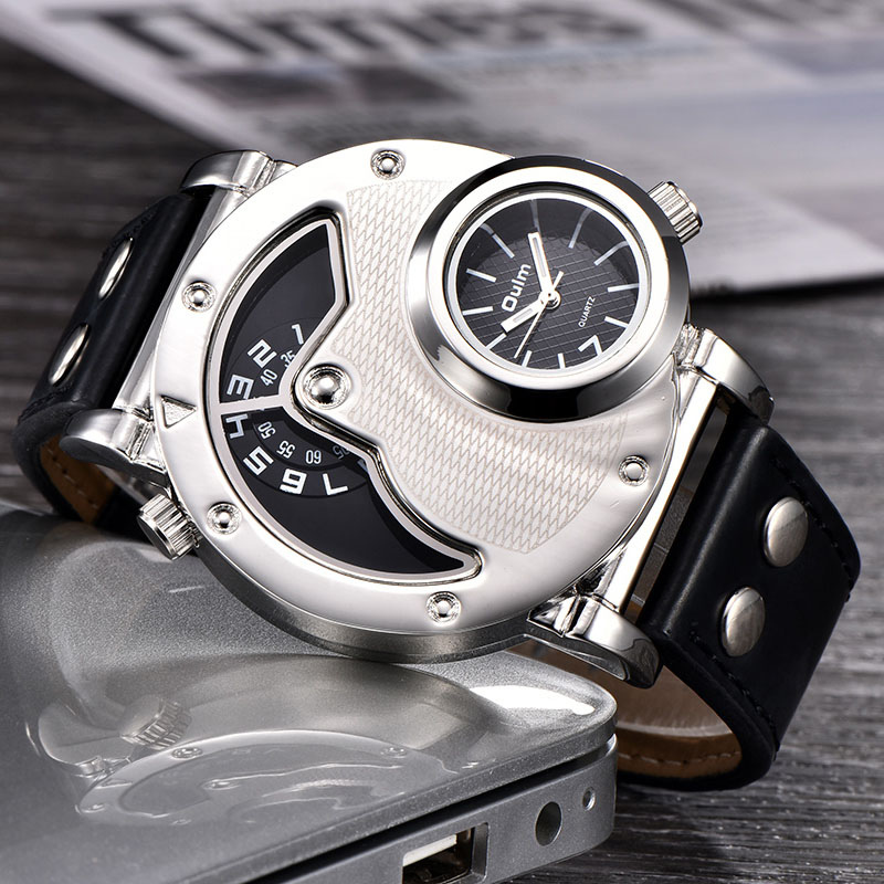 Harry Melbourne® - Multi-Time Zone Leather Band Watch