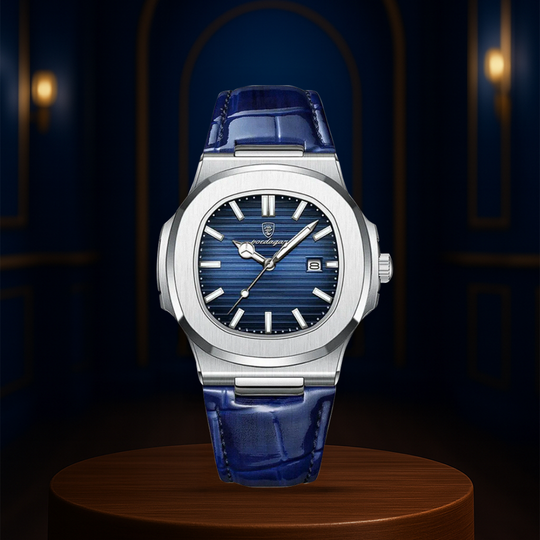 Elias | Sleek Dial Paired with a Classic Leather
