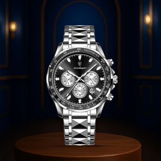Zane | Sleek Sports Dial Statement Chrono Watch