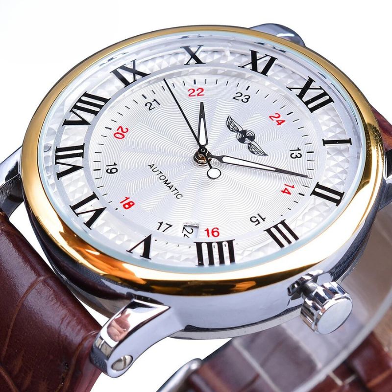 Amelia™- Luxury Leather Full Automatic Watch