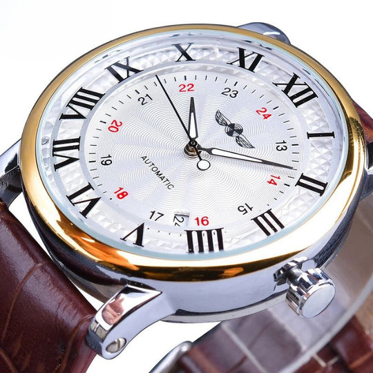 Amelia™- Luxury Leather Full Automatic Watch