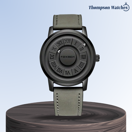 Max | Men's Stylish Black Dial Casual Wristwatch