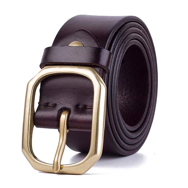 VINTAGE COWHIDE BELT 58689197W