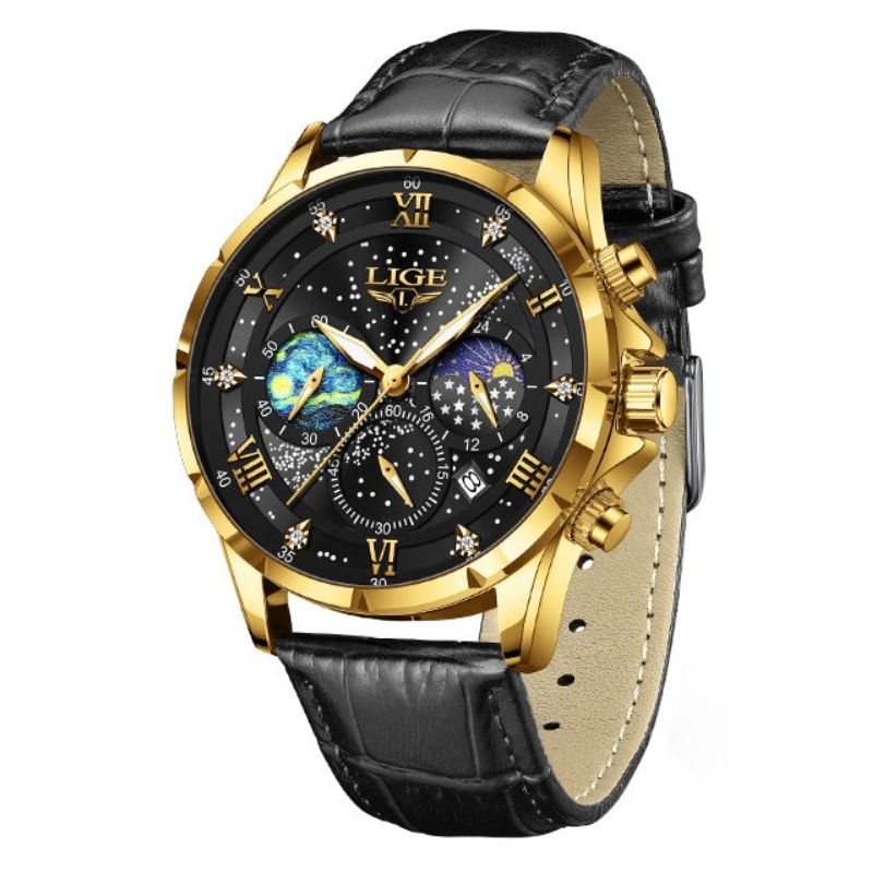 William - Elegant Moon Phase Watch