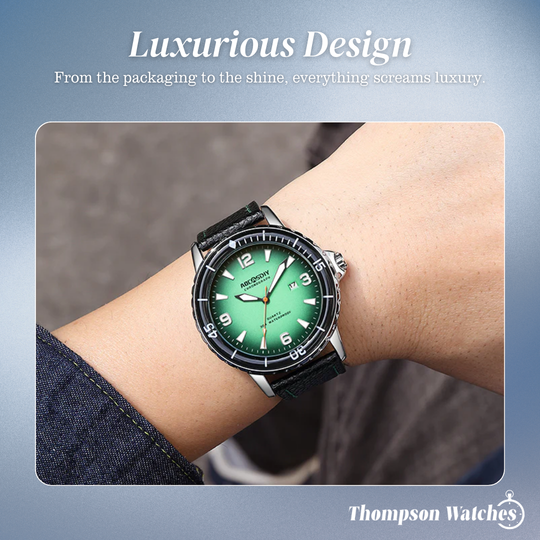 Jeferson | Rugged Men’s Leather Watch