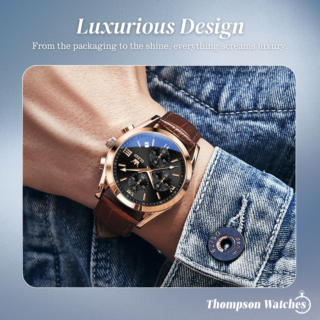 Dean | Radiant Quartz Chronograph Watch | 40mm