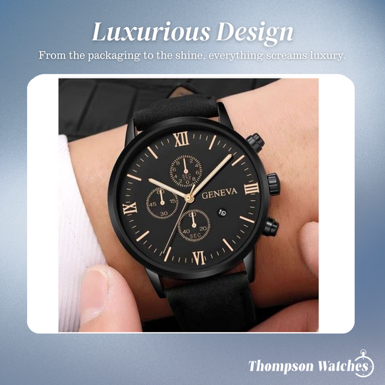 Zachary | Relaxed-Style Quartz Watch with Analog Display | 40.5mm