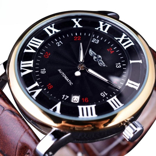 Amelia™- Luxury Leather Full Automatic Watch