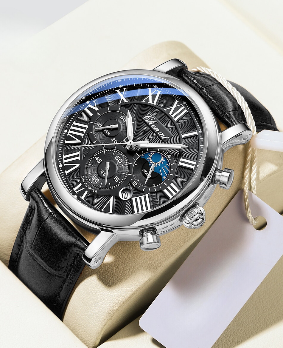 Luxury Leather Strap Quartz Watch™
