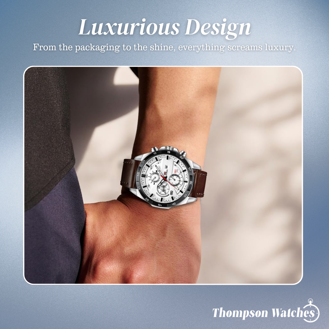 Gideon | Luxurious Men’s Chronograph Watch | 46mm