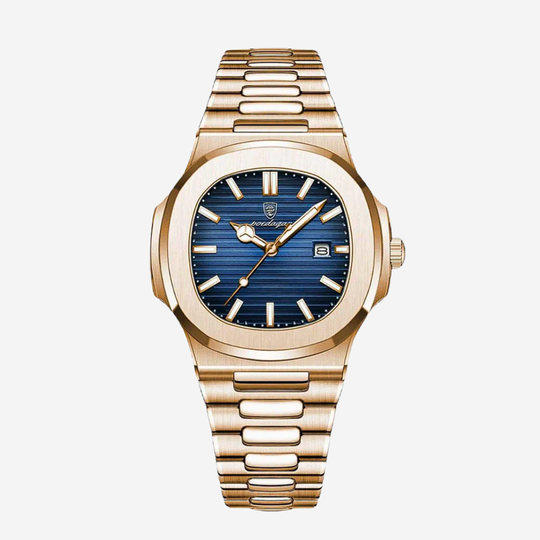 Adriel | Refined Rose Gold Finish Elegance Framed Watch