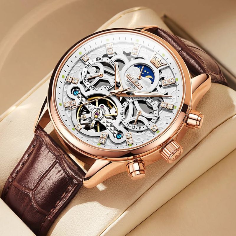 Harry Melbourne® - Mechanical Automatic Watch with Leather Strap