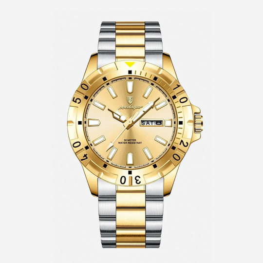 Maverick | Sporty Rotating Bezel Stainless Steel Watch