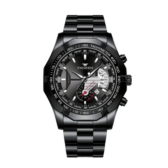 Scott | Men's Large Dial Creative Calendar Wristwatch | 44mm