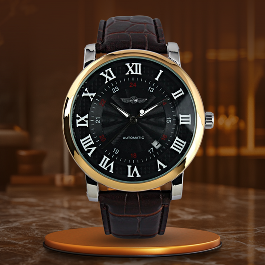 Amelia™- Luxury Leather Full Automatic Watch