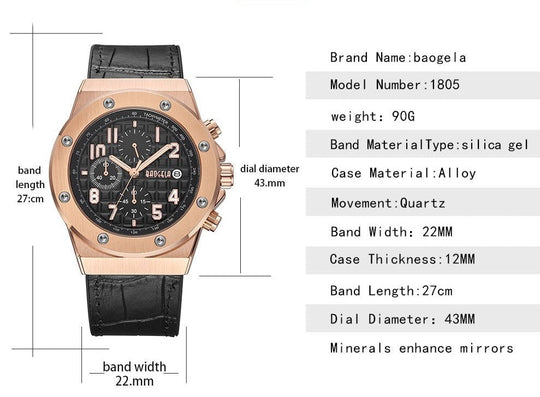 Alex - Casual Chronograph Watch