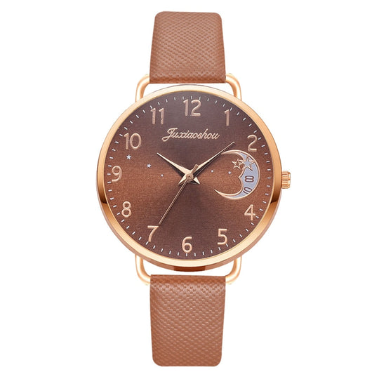 Liam - Set with Watch and Bracelets with Moon Phase Dial