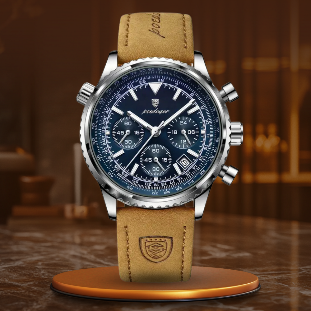 Umberto™ | Plated Chronograph Watch