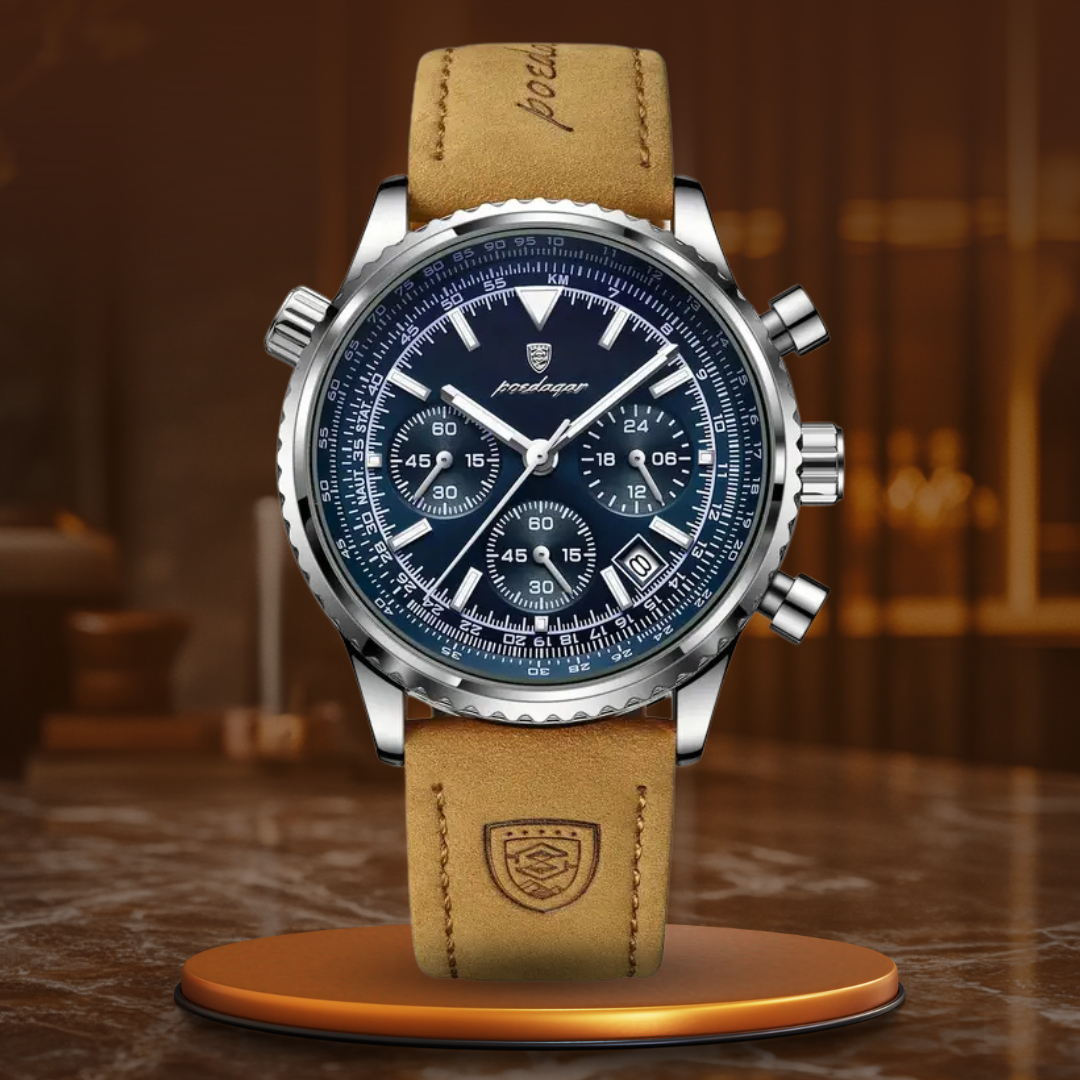 Umberto™ | Plated Chronograph Watch