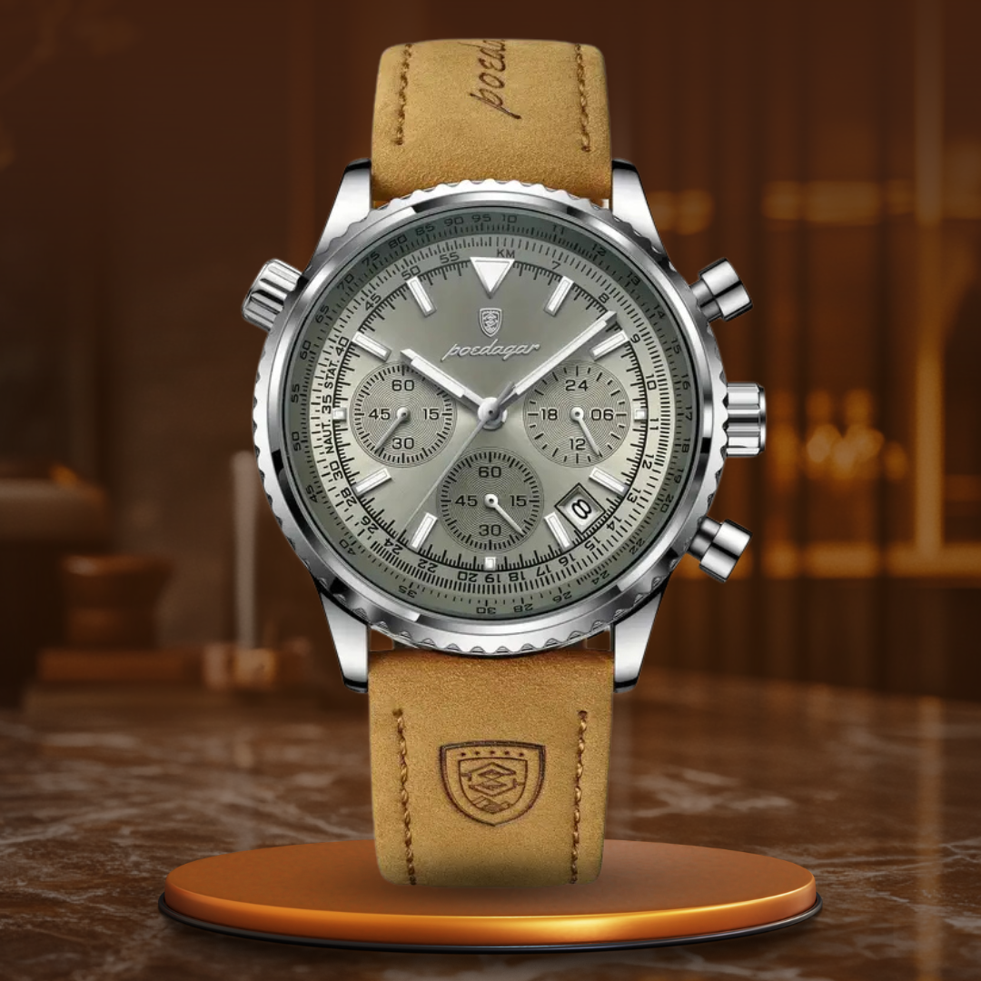 Umberto™ | Plated Chronograph Watch
