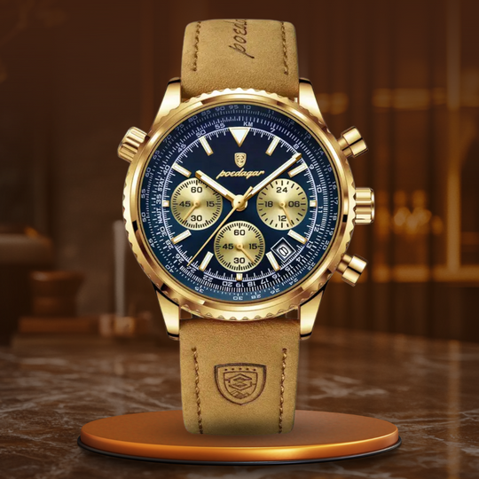 Umberto™ | Plated Chronograph Watch