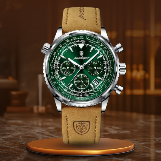 Umberto™ | Plated Chronograph Watch