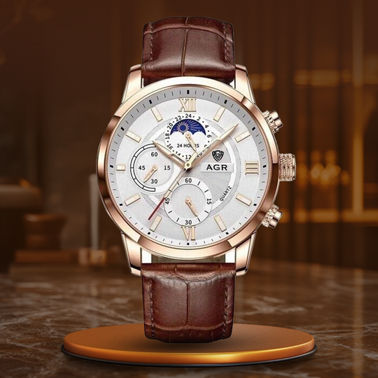 Harry Melbourne® - Luxurious Leather Quartz Watch