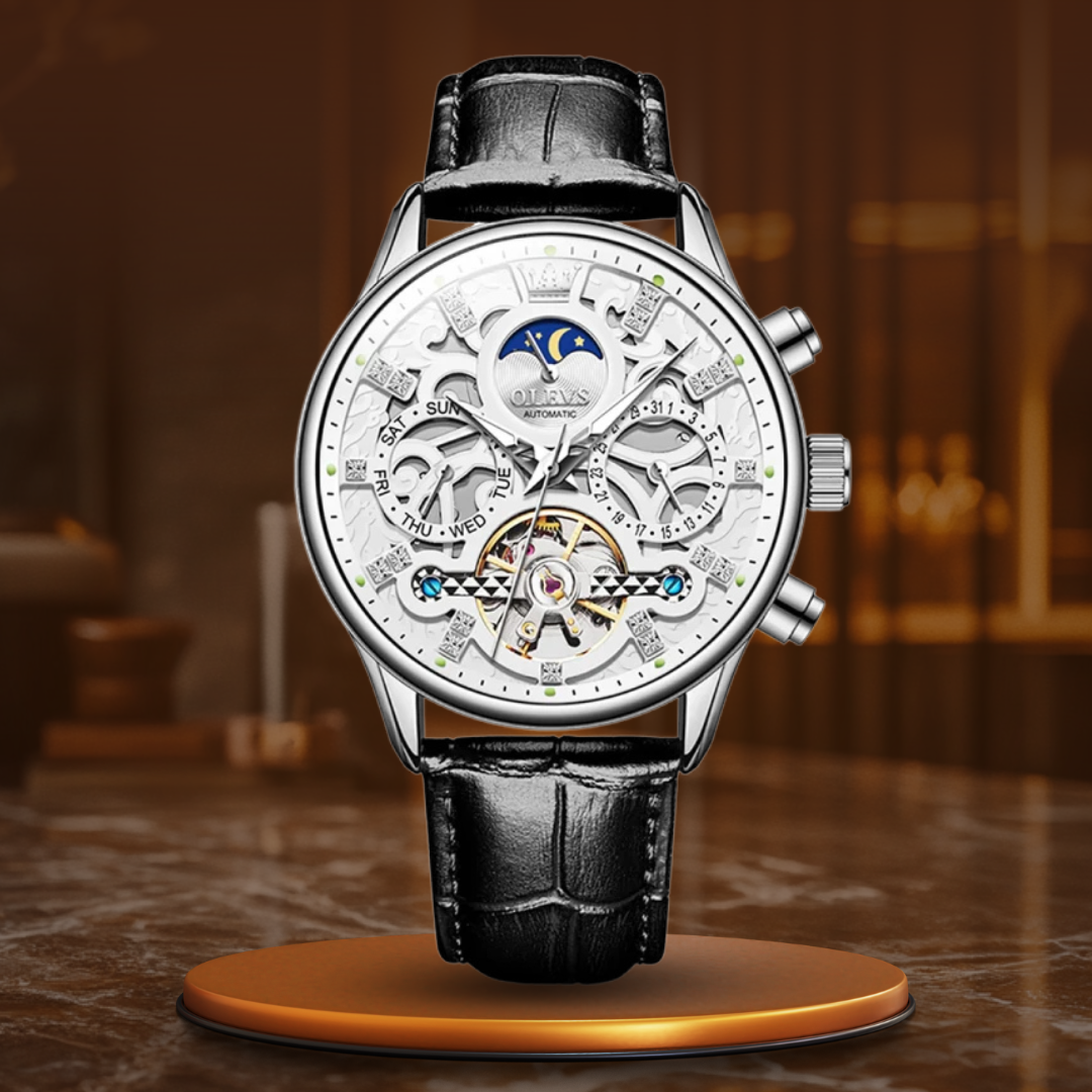 Harry Melbourne® - Mechanical Automatic Watch with Leather Strap