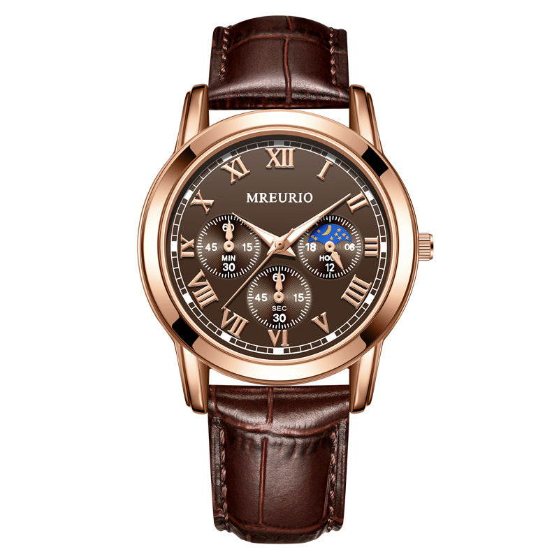 Gaetano™ | Casual Quartz Leather Watch