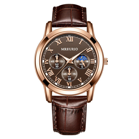 Gaetano™ | Casual Quartz Leather Watch