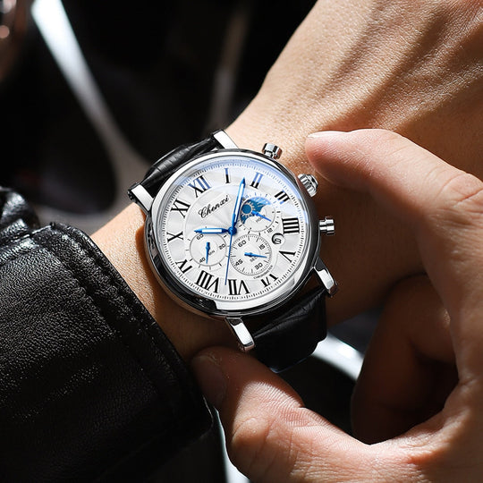 Luxury Leather Strap Quartz Watch™