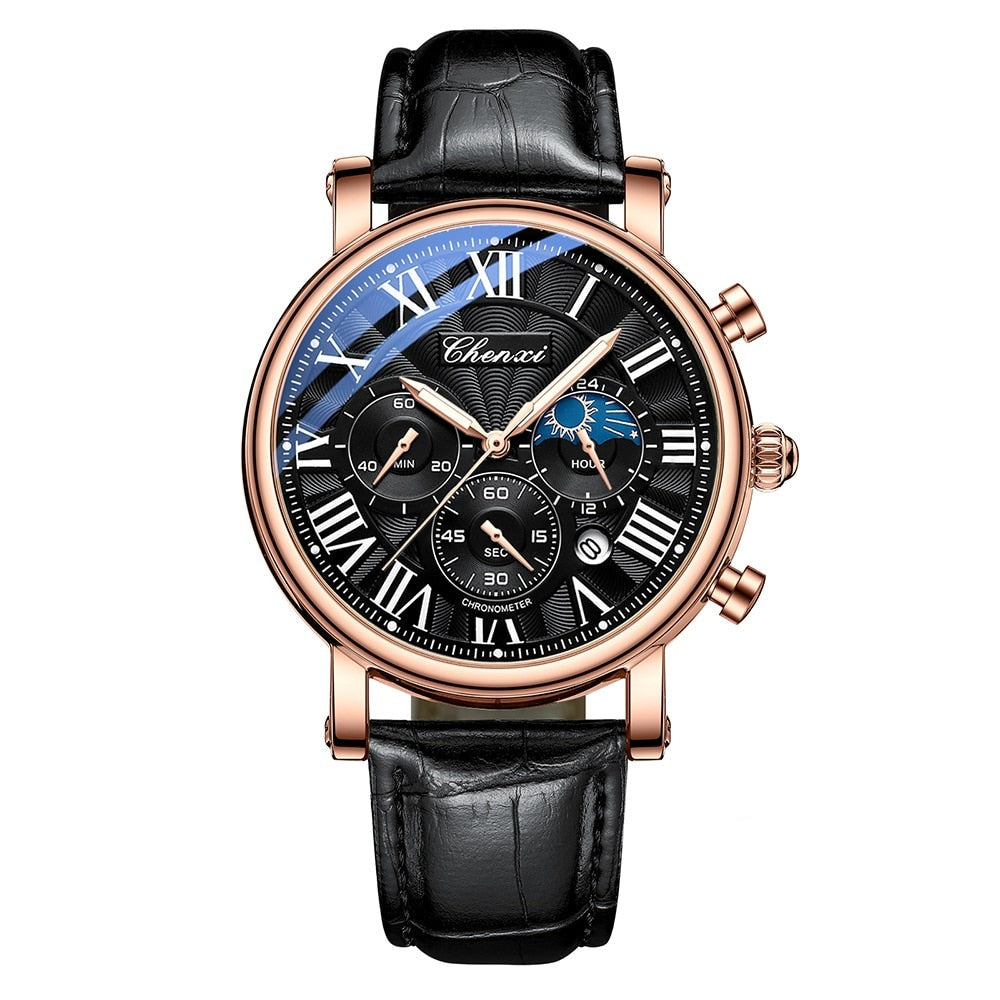 Harry Melbourne® - Luxurious Leather Quartz Watch
