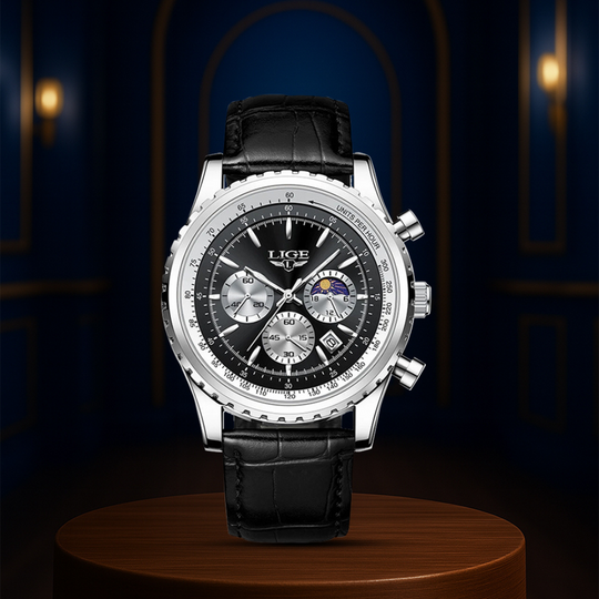 Leo | Elegant Chronograph Moon Phase Watch