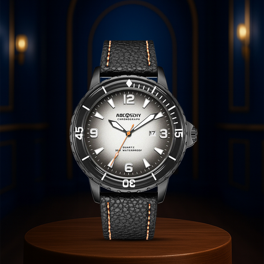 Jeferson | Rugged Men’s Leather Watch