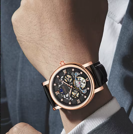 BUSINESS LEATHER STRAP MECHANICAL AUTOMATIC WATCH™