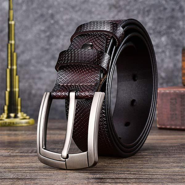 VINTAGE COWHIDE BELT 69428562W