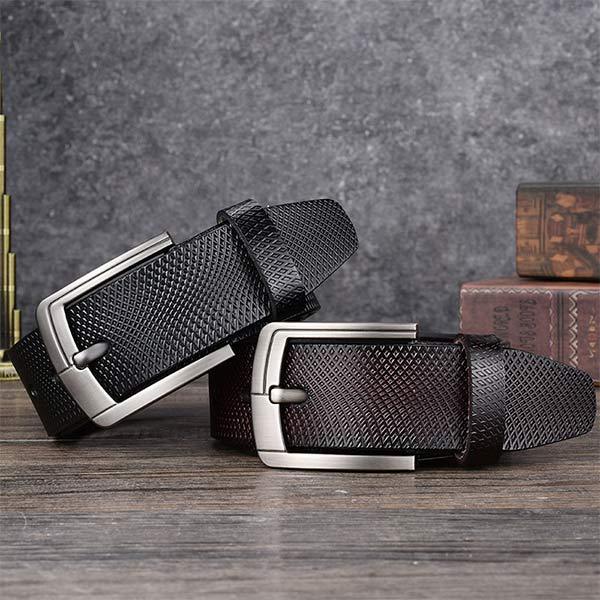 VINTAGE COWHIDE BELT 69428562W